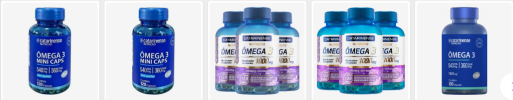 Catarinense Omega 3 Mini Capsulas